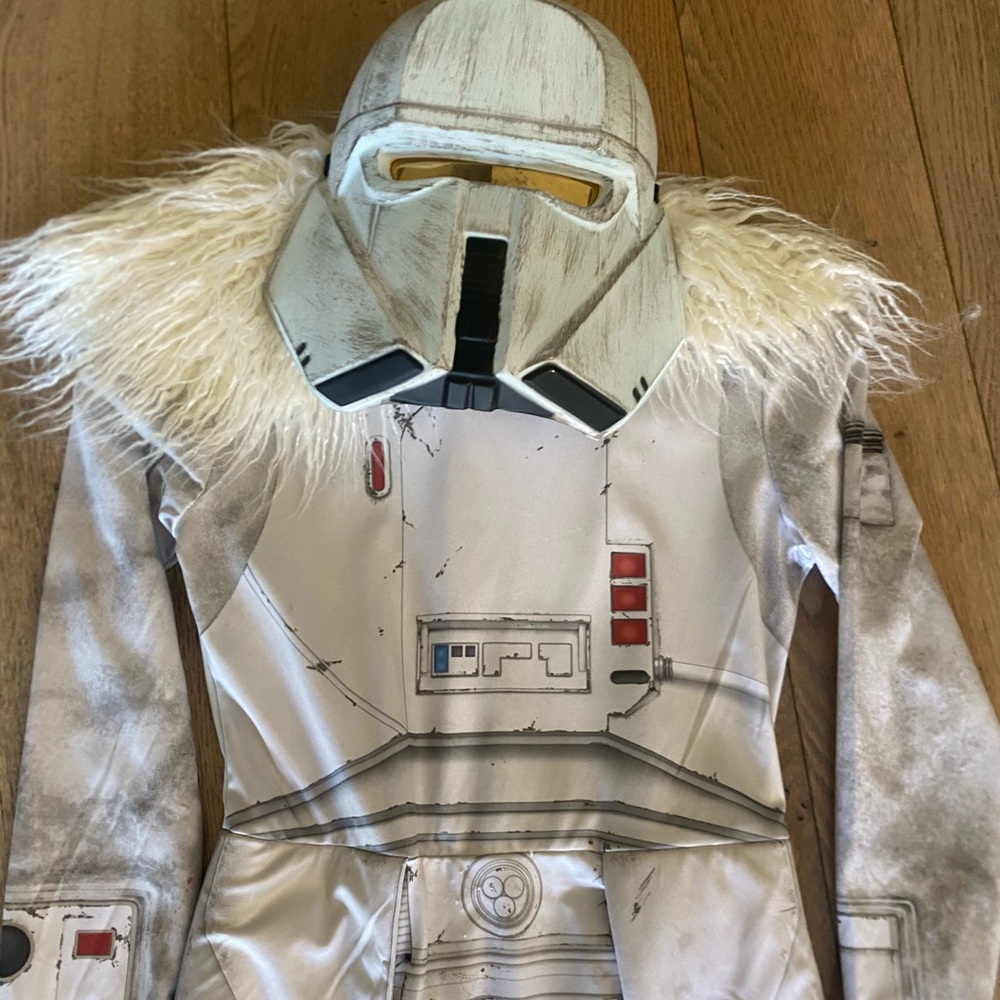 Star Wars storm trooper costume.